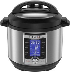 img 4 attached to Мультиварка Instant Pot Ultra объемом 8 квартов 10-в-1 программируемая многофункциональная давлечатая кастрюля, медленноварка, рисоварка, йогуртница, кондитерская, кастрюля для яиц, обжаривание и многое другое из нержавеющей стали/черного цвета.