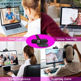 img 1 attached to 📷 8MP USB Webcam with Tripod and Privacy Cover - HD Streaming, Plug and Play 4K Web Camera for Desktop, Laptop, Mac, PC - 1080P Webcam for Gaming, Video Calls, and Recording - by iTecFree