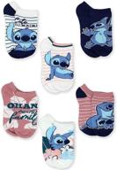 lilo & stitch семейный комплект из 6 пар носков для детей и взрослых логотип