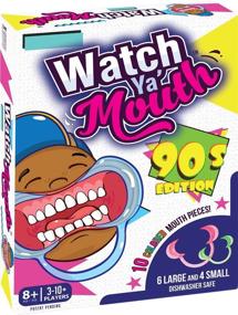 img 4 attached to 🎮 Revive the 90s Spirit with Watch Ya Mouth Party Card Game - 90s Edition!