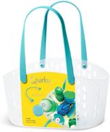 🚿 turquoise quirky cargo shower caddies for improved organization and style logo