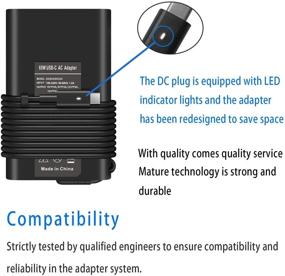 img 1 attached to LA45NM150 LA45NM121 Charger Chromebook Latitude 9380 Adapter