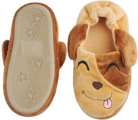 img 1 attached to Annnowl Slippers Winter Toddlers Length 15 5