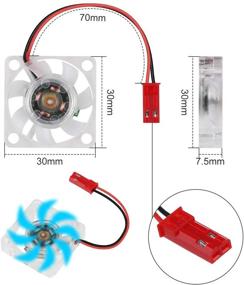 img 2 attached to High-Performance Raspberry Pi 4 Fan - Quiet DC Brushless CPU Cooling Fan with LED - Ideal for Raspberry Pi 4 Model B and 3B+ 3B 2B+