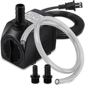 img 4 attached to 🐠 PULACO 400GPH Submersible Water Pump with 5 ft Tubing | 25W Durable Fountain Pump for Pond Fountain, Aquariums, Fish Tanks, Statuary, Hydroponics