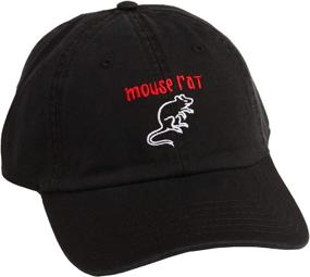img 2 attached to Parks Rec Hat Mouse Rat Black
