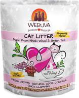 🌿 weruva hinoki wood & green tea natural cat litter - enhance your cat's tea potty experience! logo