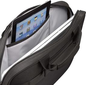 img 2 attached to 15-Inch Laptop and Tablet 💼 Briefcase by Case Logic, Black (DLC-115)