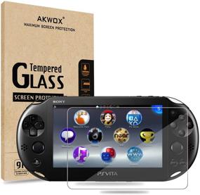 img 4 attached to ⭐️ 2-Pack PS Vita 2000 Screen Protector - Akwox Premium HD Clear 9H Tempered Glass Screen Protective Film for Sony Playstation Vita PSV 2000 - Enhanced Clarity and Accurate Touch Response