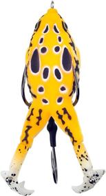 img 1 attached to 🐸 Lunkerhunt Prop Frog: Realistic 3.5" Freshwater Fishing Lure weighing ½ oz!