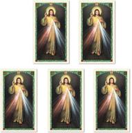 five pack laminated detailed faustinas religious logo