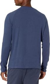 img 3 attached to Goodthreads Long Sleeve Sueded Jersey Henley Men's Clothing and Shirts