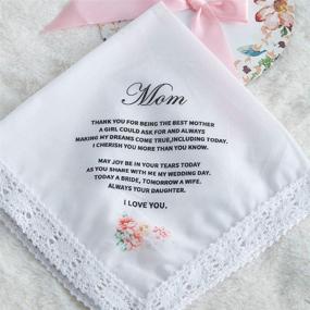 img 2 attached to 🏼 Grandma's Keepsake Wedding Handkerchief - Udobuy Men's Accessories for Handkerchiefs