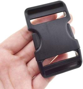 img 4 attached to SGH Pro Quick Side Release Buckles: Heavy Duty Dual-Adjustable Clips for Nylon Straps - 2 Pack