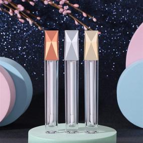 img 3 attached to 💋 Refillable Lipgloss Containers: RONRONS' Irregular Reusables for Effortless Glam