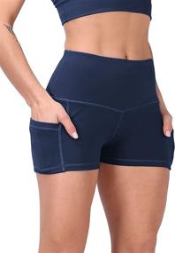 img 3 attached to 🩳 ATHVOTAR High Waisted Spandex Shorts for Women: Amplify Your Booty-Building Yoga and Workout Sessions with these Stylish Biker Shorts