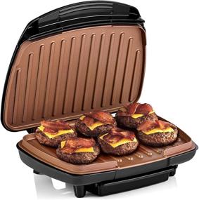 img 4 attached to 🥪 Health and Home Classic Plate Grill Maker and Panini Press, Black: A Compact Solution for Tasty 2-Serving Grilling