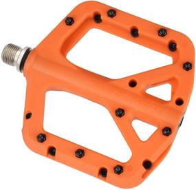 img 3 attached to FIFTY-FIFTY Mountain Bike Pedals: Lightweight, 🚵 Wide Flat Platform Pedals for MTB Cyclists