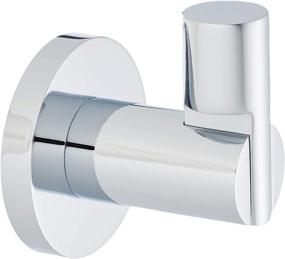 img 4 attached to 💎 Gatco 4685 Channel Single Robe Hook, Chrome - Small: sleek and sturdy bathroom accessory