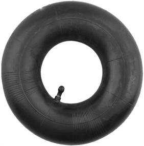 img 2 attached to 🔧 LAXEEM 2Pack 4.10/3.50-4 Inner Tube with TR87 Bent Valve Stem - Ideal for Hand Trucks, Dolly, Lawn Mowers, Wheelbarrows & More!