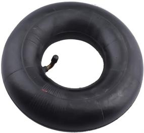 img 3 attached to 🔧 LAXEEM 2Pack 4.10/3.50-4 Inner Tube with TR87 Bent Valve Stem - Ideal for Hand Trucks, Dolly, Lawn Mowers, Wheelbarrows & More!