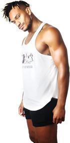 img 1 attached to 🌈 Graphic Stringer Pride Racerback Croissant: Vibrant Men's Clothing for Fashion-Forward Individuals