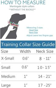 img 1 attached to 🐶 Dazzber Silky Plaid Soft Slip and Martingale Dog Collar - Premium, No-Pull Pet Collar with Colorful Patterns for Medium and Large Dogs