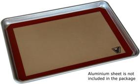 img 2 attached to 🥖 Velesco Silicone Baking Mat Set - 3 Half Sheet (Thick & Large 11 5/8 x 16 1/2) - Non-Stick Silicon Liner for Baking Pans & Rolling - Professional Grade Nonstick Mat for Macaron, Pastry, Cookie, Bun, and Bread Making