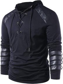 img 3 attached to Gothic Steampunk Shirts Sweatshirt Pullover Sports & Fitness