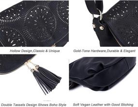 img 1 attached to Women's Crossbody Handbags with Tassels: Designer Shoulder Bags and Wallets