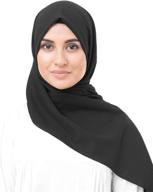 🧣 inessence new cotton scarf ladies wrap large hijab: embrace chic style and comfort logo