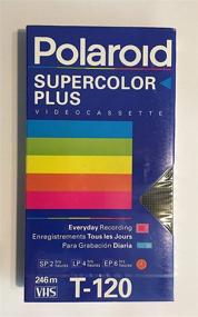 img 1 attached to 📼 Polaroid Supercolor Plus T-120 VHS Tape: High-Quality Video Cassette for Superior Recording