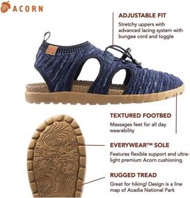 img 3 attached to 👠 Heathered Acorn Womens Everywear Sandals for Women - Stylish Women's Shoes