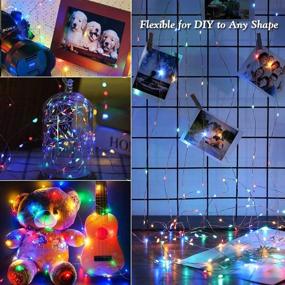 img 1 attached to 🔦 JMEXSUSS 2 Pack Fairy Lights Battery Operated: 150 LED Super Bright 8 Modes Multicolor Twinkle Fairy Lights for Bedroom - Upgraded Oversize Lamp Beads, Remote Clearance