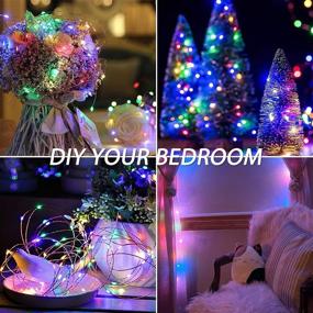 img 3 attached to 🔦 JMEXSUSS 2 Pack Fairy Lights Battery Operated: 150 LED Super Bright 8 Modes Multicolor Twinkle Fairy Lights for Bedroom - Upgraded Oversize Lamp Beads, Remote Clearance