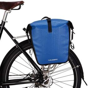 img 4 attached to THRLEGBIRD Waterproof Bicycle Pannier Bag: Side Storage for Cycling Touring with Adjustable Hooks