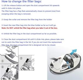 img 1 attached to 🧼 High-Filtration Vacuum Bags for Miele Compact & Complete Series - Fits Multiple Models, Replaces OEM Numbers for 3D Efficiency GN Bags