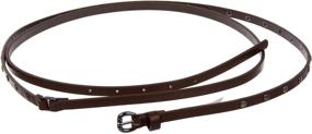 img 1 attached to 👗 Women's Accessories: Studded Double Wrap Belt - Perfect for a Slim Fit