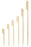 🎋 case of 2000 bamboo paddle pick skewers - packnwood, biodegradable wood sticks for appetizers, drinks (4.7"), item code: 209bbtg120 logo