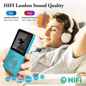 img 2 attached to 🎵 High-Performance 16GB MP3 Player by Hotechs - FM Radio, Recording, Built-in Speaker, HiFi Lossless Sound, Expandable up to 128GB