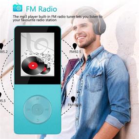 img 1 attached to 🎵 High-Performance 16GB MP3 Player by Hotechs - FM Radio, Recording, Built-in Speaker, HiFi Lossless Sound, Expandable up to 128GB