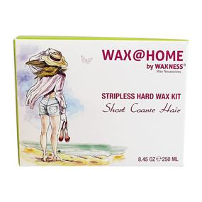 img 3 attached to Wax Necessities Waxness Microwavable White Tea Cream Stripless Wax Kit - Convenient At-Home Hair Removal - 8.45 Ounces