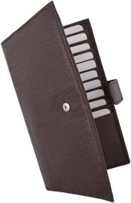 img 1 attached to Premium Leather Bifold Closure Men's Accessories: Stylish Wallets, Card Cases & Money Organizers