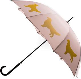 img 3 attached to Golden Retriever Umbrella Taupe Maize