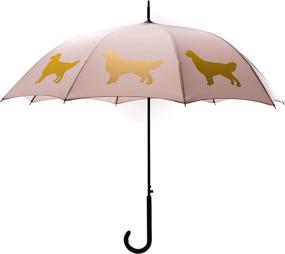 img 4 attached to Golden Retriever Umbrella Taupe Maize