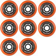 🛼 optimized labeda asphalt inline hockey wheels for outdoor use logo