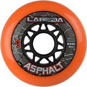 img 3 attached to 🛼 Optimized Labeda Asphalt Inline Hockey Wheels for Outdoor Use