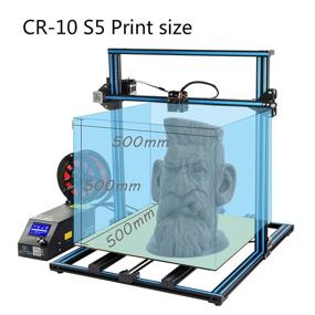img 3 attached to 🖨️ Creality Semi Assembled Filament 3D Printer - 500x500x500mm