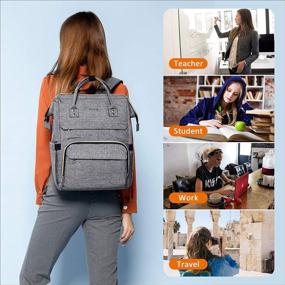 img 1 attached to 🎒 Stylish and Practical: Fashion Business Computer Backpack for 14 Inch Laptops