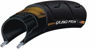 black chili folding tire by continental grand prix logo